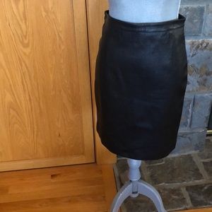 Tibi leather skirt size 4